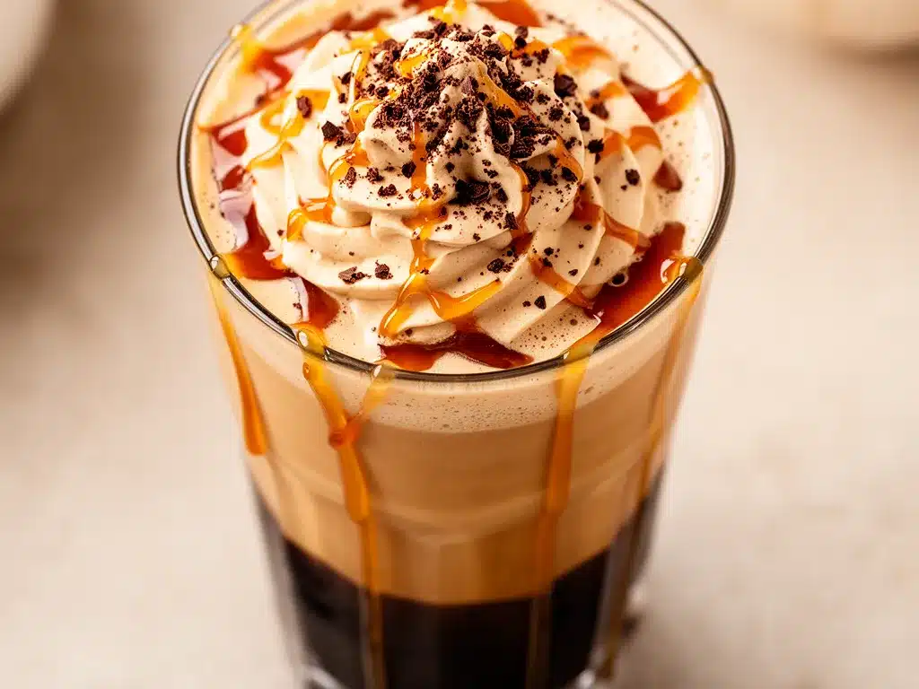 Cremiger Kaffee-Karamell Milchshake in 5 Min: Das beste Rezept 4 Cremiger Kaffee-Karamell Milchshake preparation steps