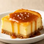 Cremiger Karamell-Käsekuchen - featured image