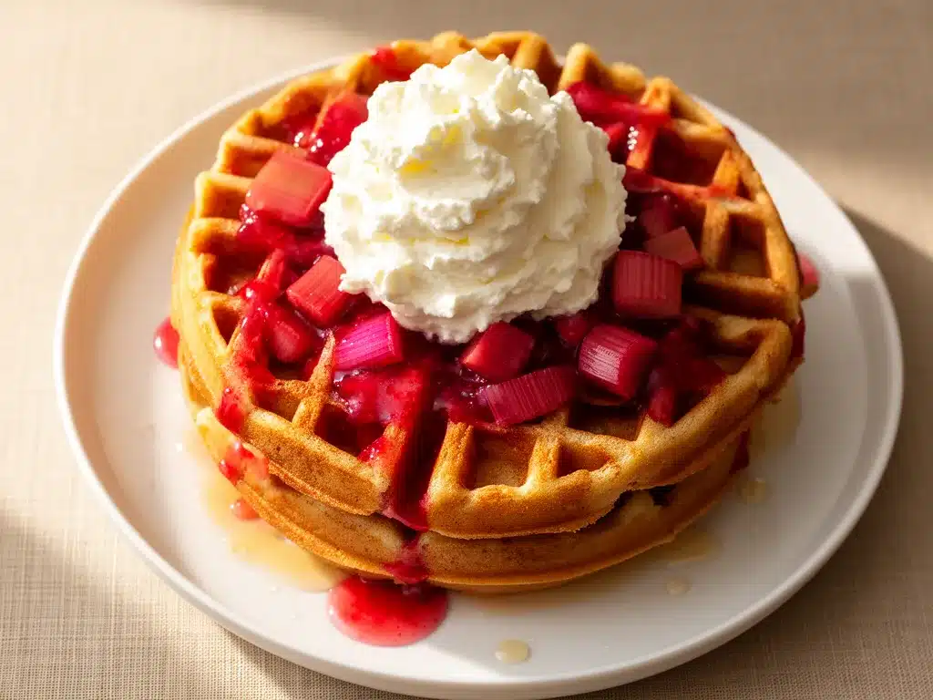 Erdbeer-Rhabarber Waffeln: Die besten 20-Minuten-Rezepte 4 Erdbeer-Rhabarber Waffeln preparation steps