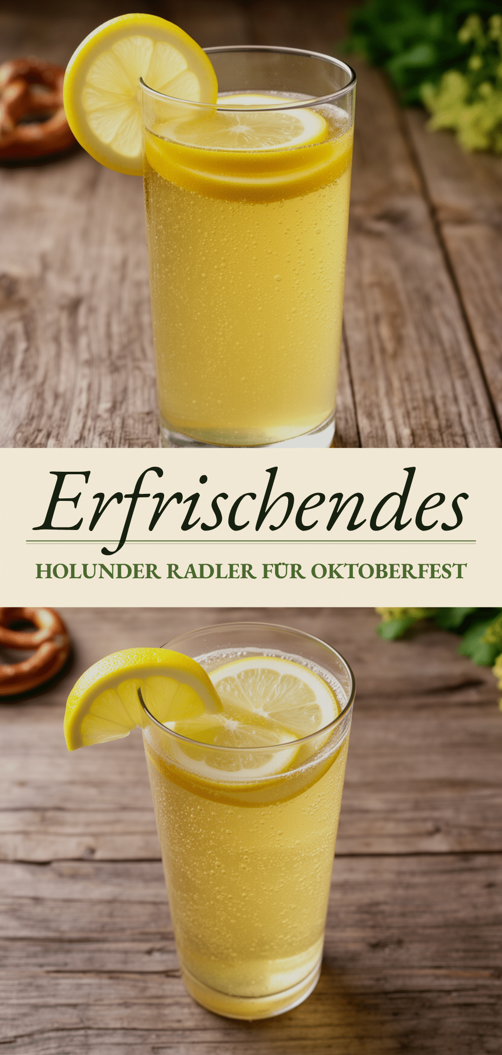 Erfrischendes Holunder-Radler: 5 Min. Rezept 5 Erfrischendes Holunder-Radler Rezept recipe