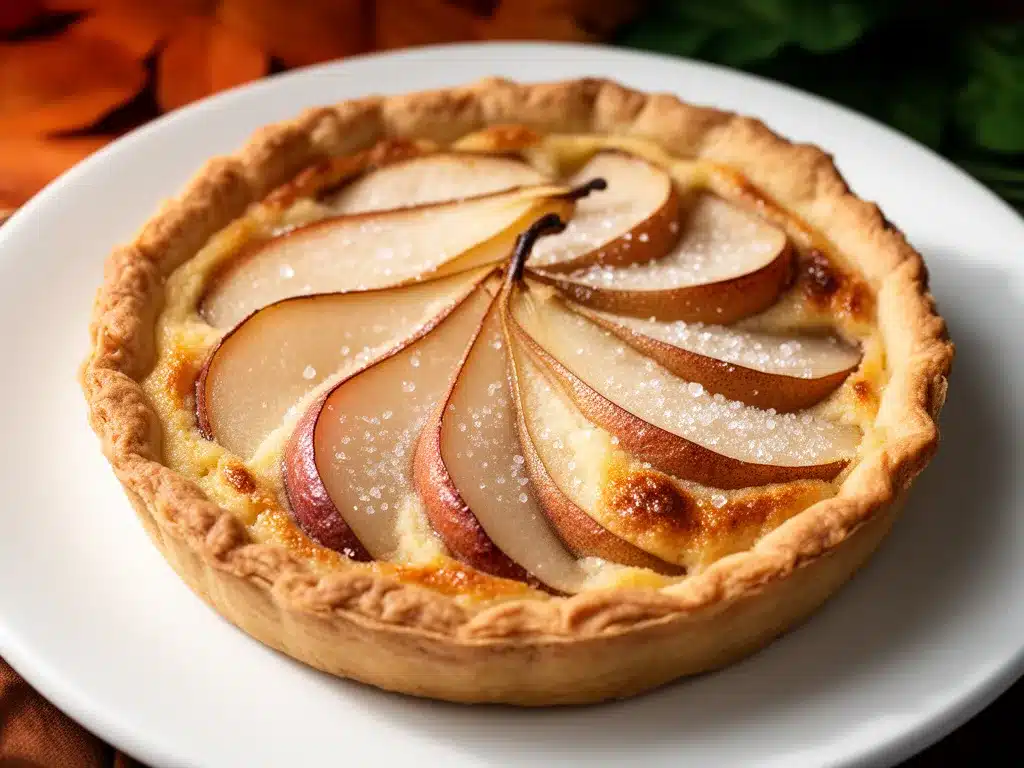 Erntedank Birnen-Frangipane Tarte: Einfach & Elegant 4 Erntedank Birnen-Frangipane Tarte preparation steps