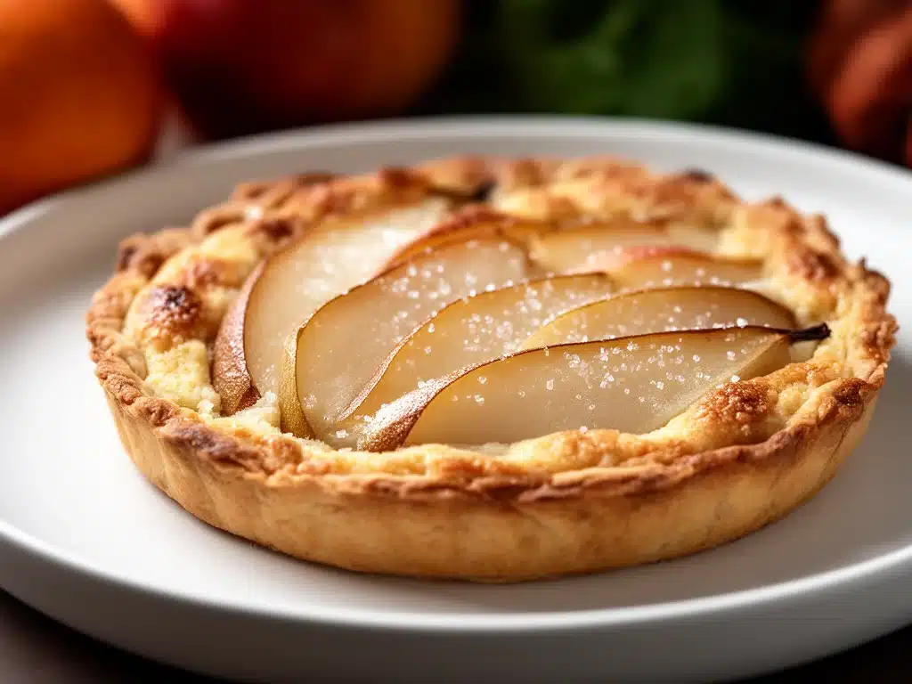 Erntedank Birnen-Frangipane Tarte - featured image