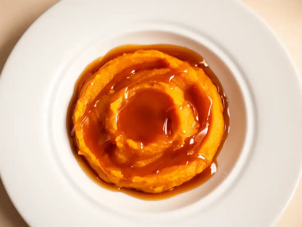 Erntedank Kürbis Pudding mit Karamell: 3-simple Schritte 4 Erntedank Kürbis Pudding mit Karamell preparation steps