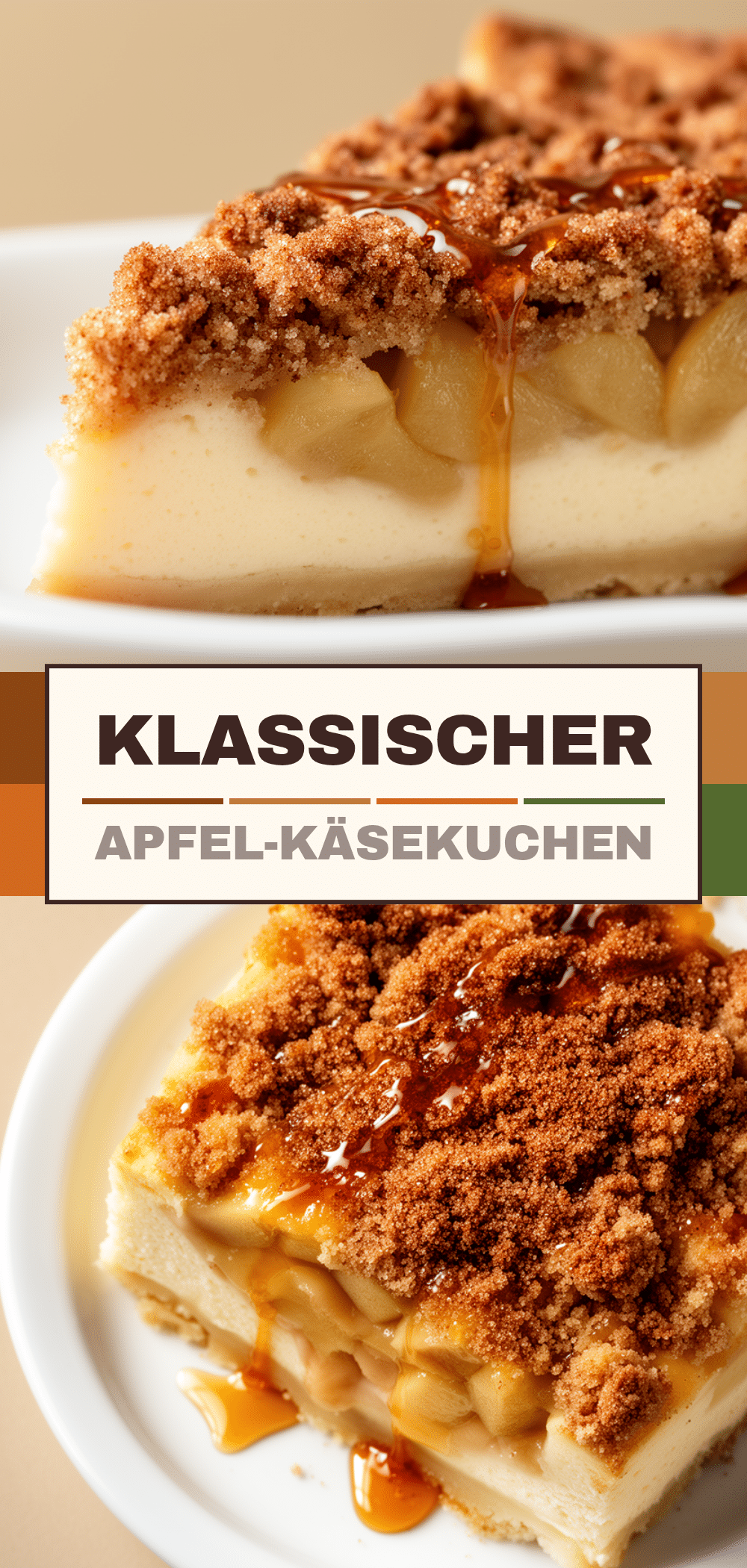 Erntedankfest Apfel-Käsekuchen: 5-Schritte Zimtstreusel 5 Erntedankfest Apfel-Käsekuchen recipe