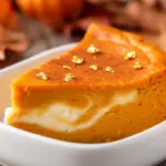 Erntedankfest Kürbis-Käsekuchen ohne Boden - featured image