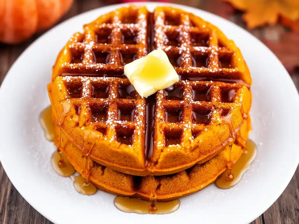 Erntedankfest Kürbis-Waffeln mit Ahornsirup: Das perfekte Festfrühstück 4 Erntedankfest Kürbis-Waffeln mit Ahornsirup preparation steps