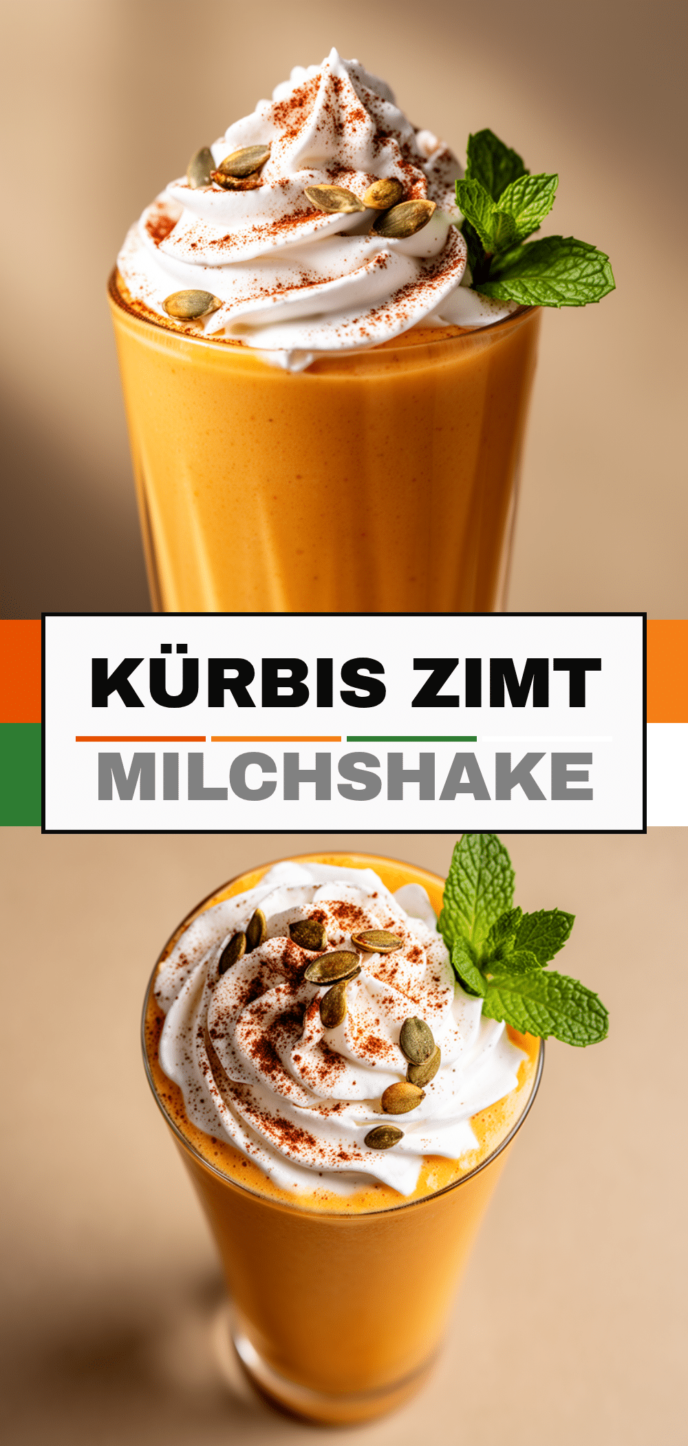 Erntedankfest Kürbis-Zimt Milchshake: 5 Min. Herbst-Recipe 5 Erntedankfest Kürbis-Zimt Milchshake recipe