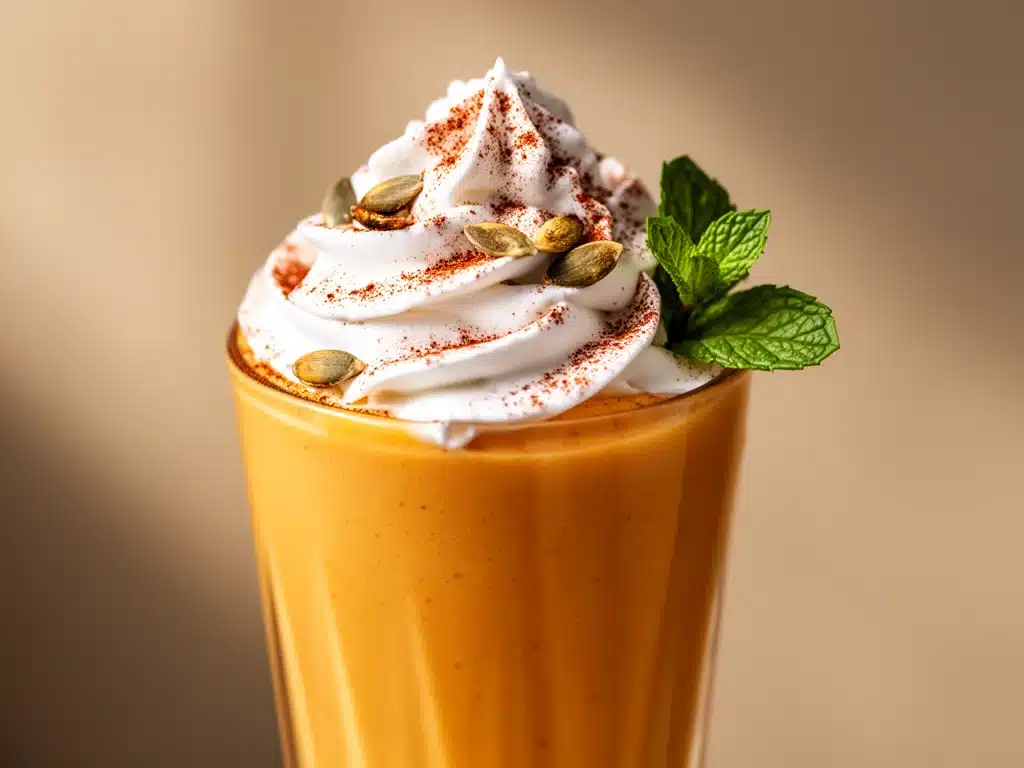Erntedankfest Kürbis-Zimt Milchshake - featured image
