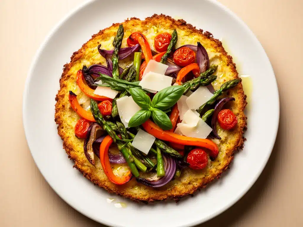 Glutenfreie Blumenkohl-Pizza: 10 Min. Knusprig & Einfach 4 Glutenfreie Blumenkohl-Pizza preparation steps