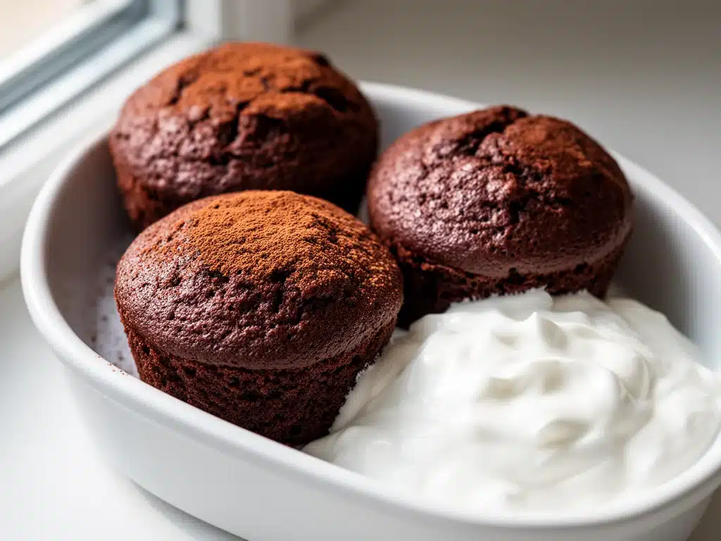 High-Protein Schoko-Muffins mit Skyr - featured image