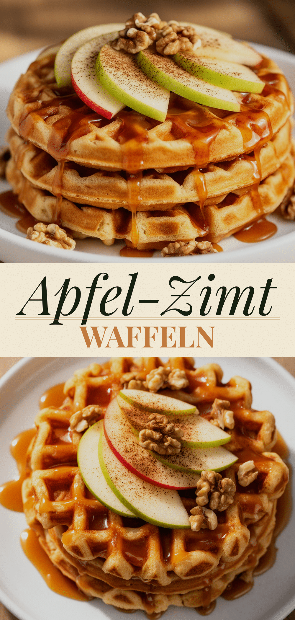 Knusprige Apfel-Zimt Waffeln mit Karamell: Das perfekte Frühstück 5 Knusprige Apfel-Zimt Waffeln mit Karamell recipe
