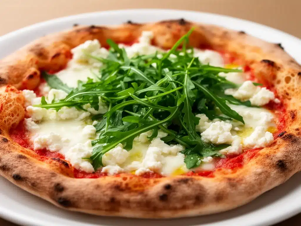Knusprige Feta Rucola Pizza - featured image