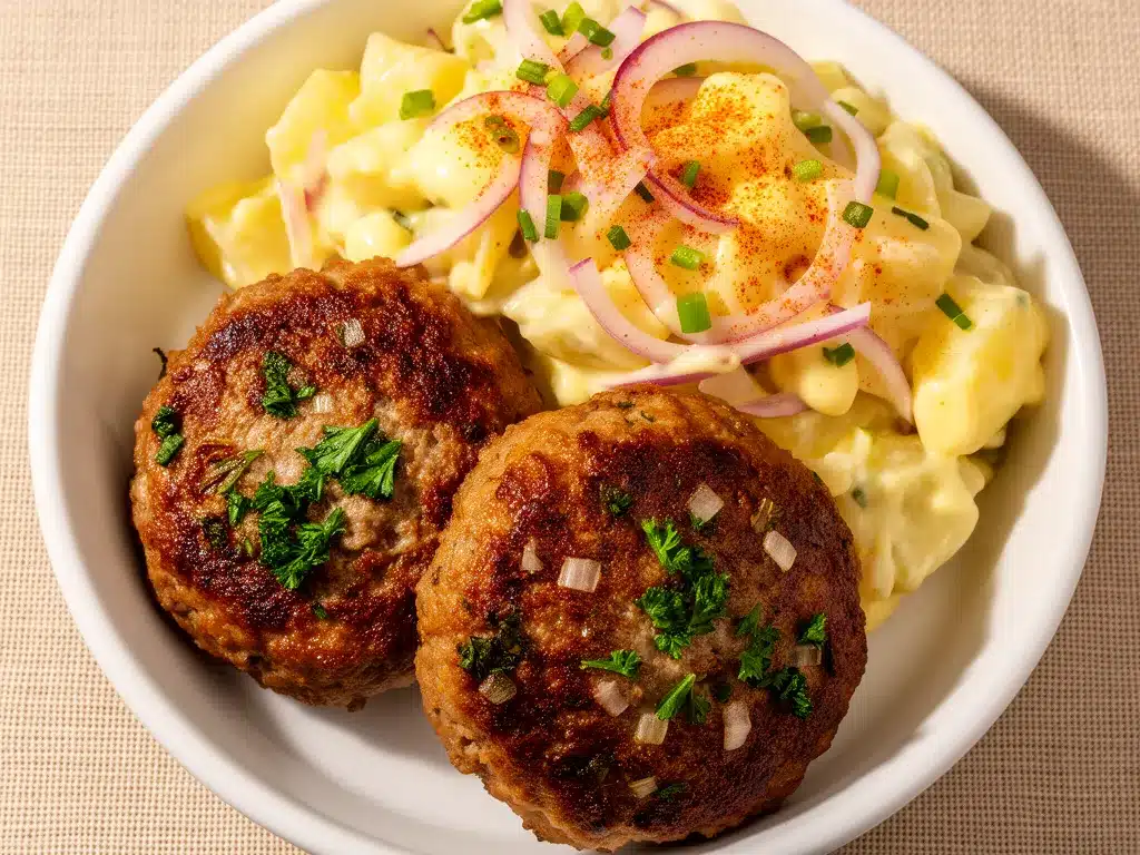 Knusprige Fleischpflanzerl: 5-Tage Oktoberfest Rezept 4 Knusprige Fleischpflanzerl preparation steps