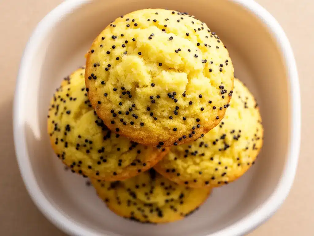 Low-Carb Zitronen-Muffins: 5 Min. Rezept 4 Low-Carb Zitronen-Muffins preparation steps