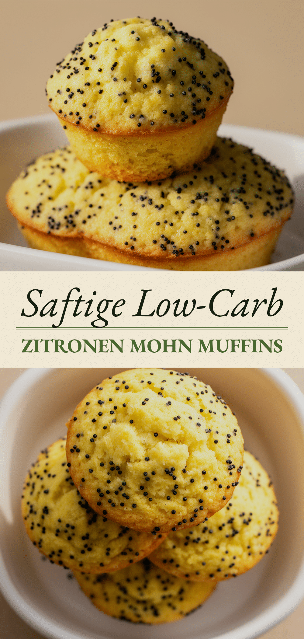 Low-Carb Zitronen-Muffins: 5 Min. Rezept 5 Low-Carb Zitronen-Muffins recipe