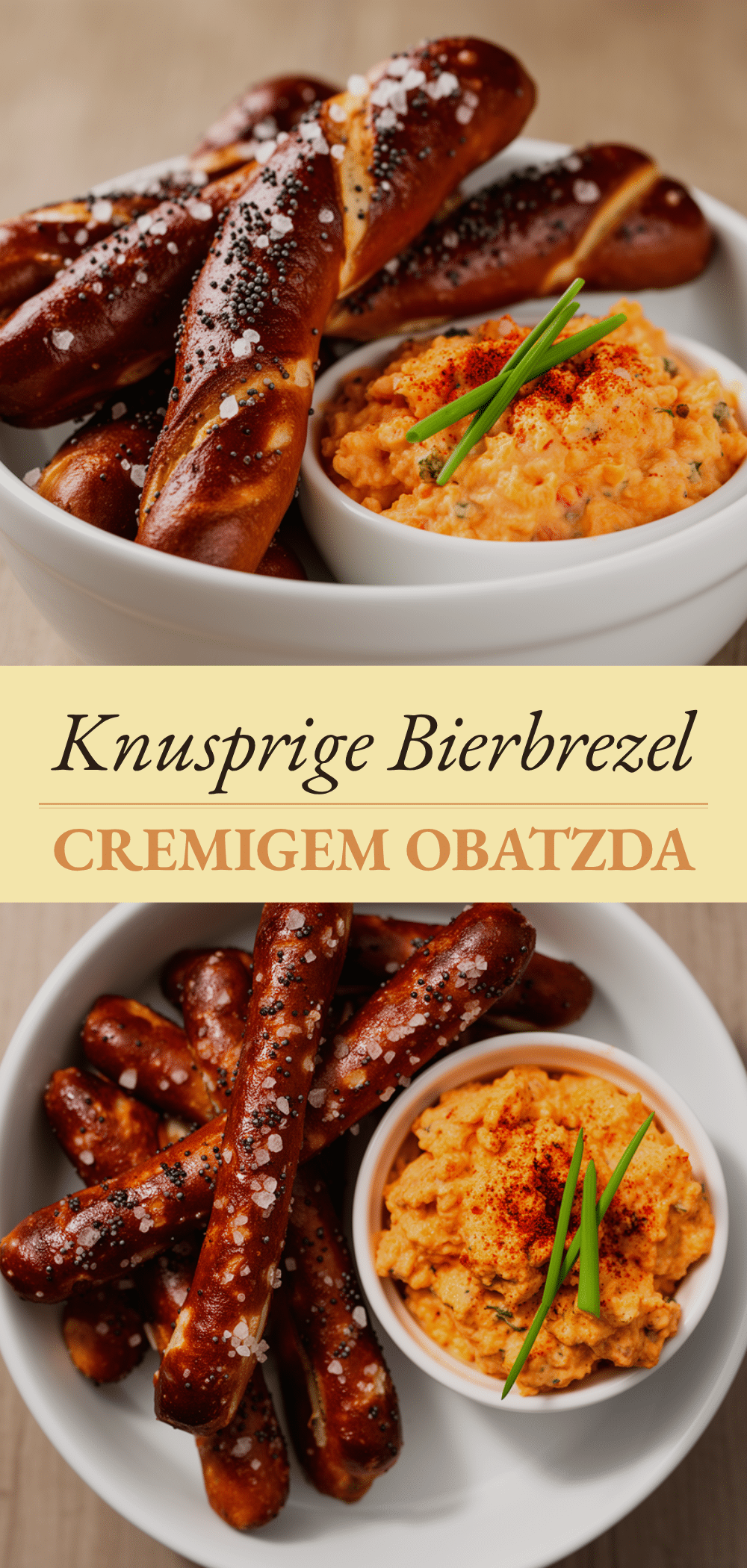 Oktoberfest Bierbrezel-Fingerfood: 3 einfache Brezn mit Obatzda 5 Oktoberfest Bierbrezel-Fingerfood recipe