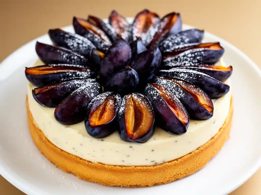 Oktoberfest Rahm-Torte mit Zwetschgen: 5 Schritte zum Perfekten Kuchen 4 Oktoberfest Rahm-Torte mit Zwetschgen preparation steps