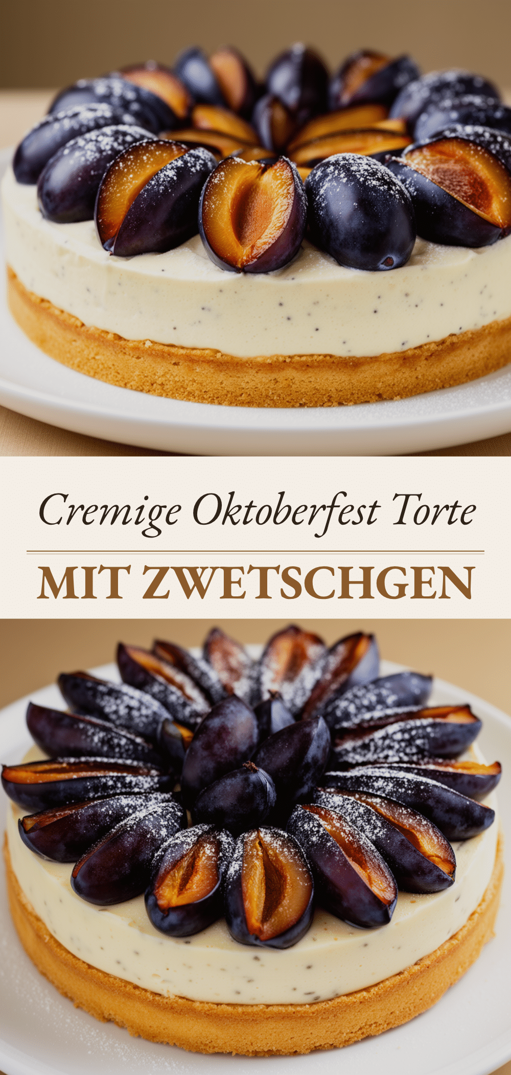 Oktoberfest Rahm-Torte mit Zwetschgen: 5 Schritte zum Perfekten Kuchen 5 Oktoberfest Rahm-Torte mit Zwetschgen recipe
