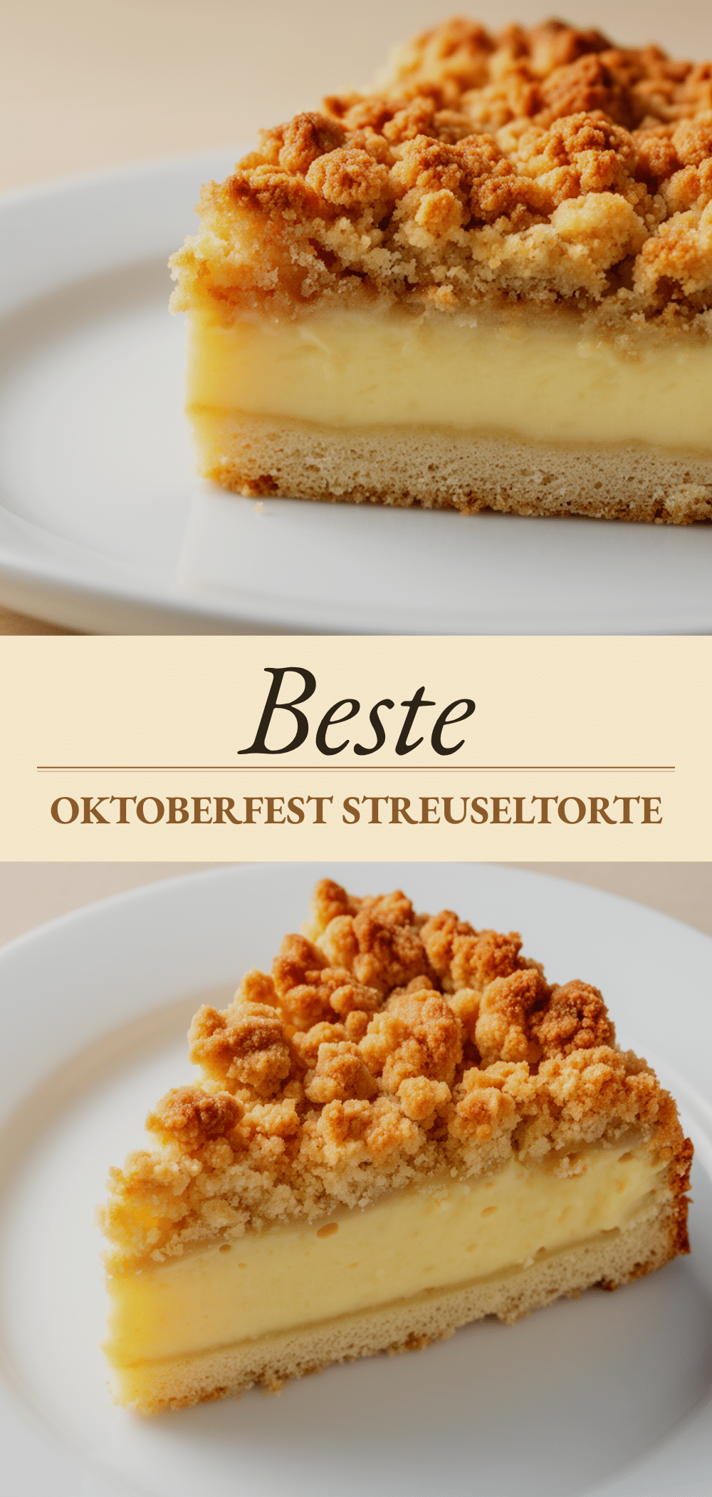 Oktoberfest Streusel-Torte: 3 Schichten Vanillecreme 5 Oktoberfest Streusel-Torte recipe