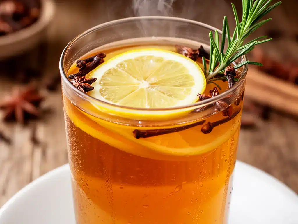 Oktoberfest Weißbier-Punsch mit Zitrone - featured image