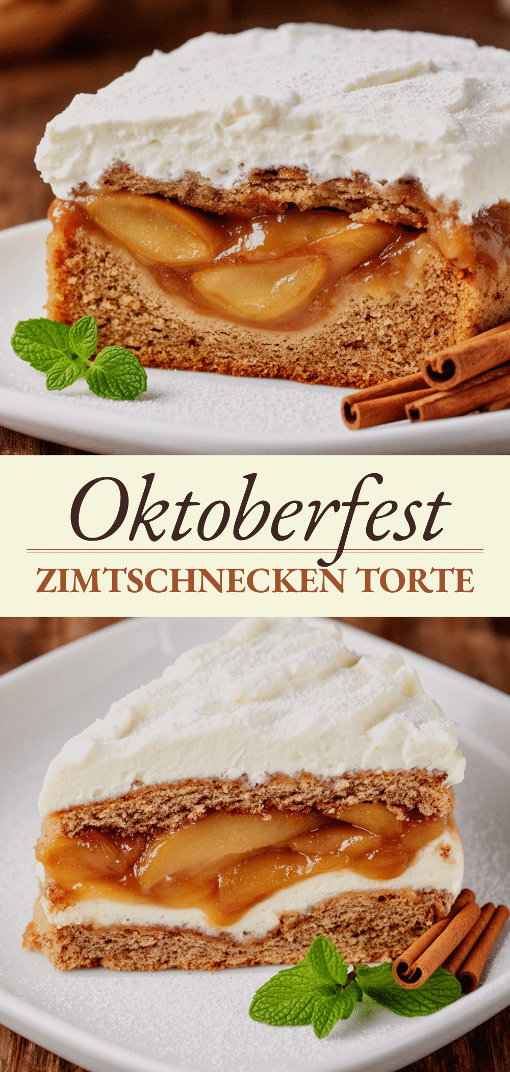 Oktoberfest Zimtschnecken-Torte: 5 Einfache Herbstdessert Ideen 5 Oktoberfest Zimtschnecken-Torte recipe