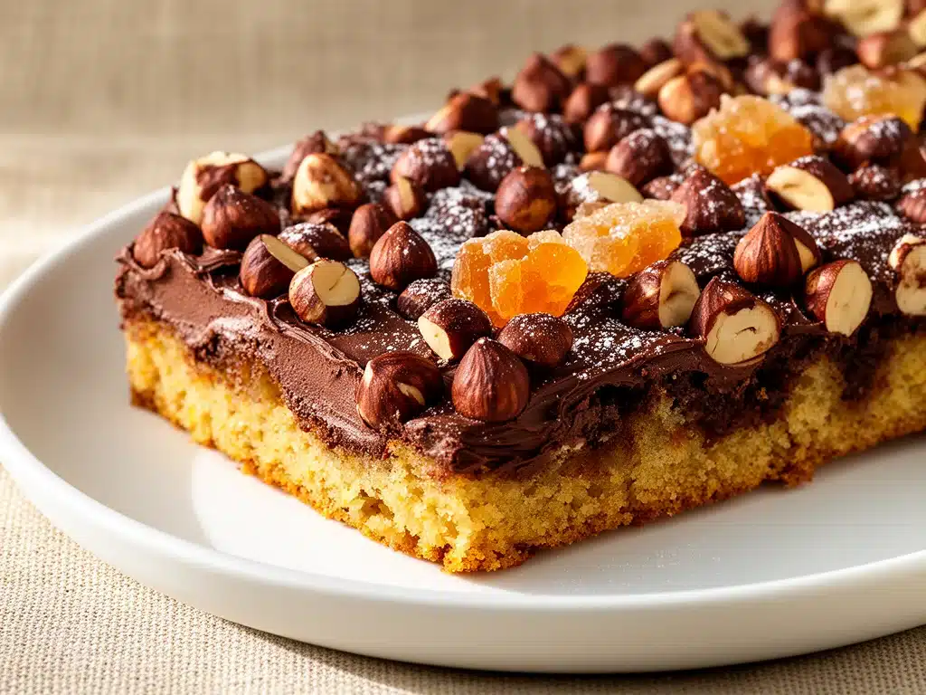 Omas Nuss-Blechkuchen - featured image