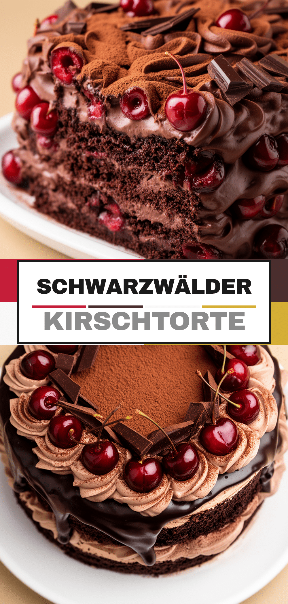 Original Schwarzwälder Kirschtorte: Perfektes Rezept 5 Original Schwarzwälder Kirschtorte Rezept recipe