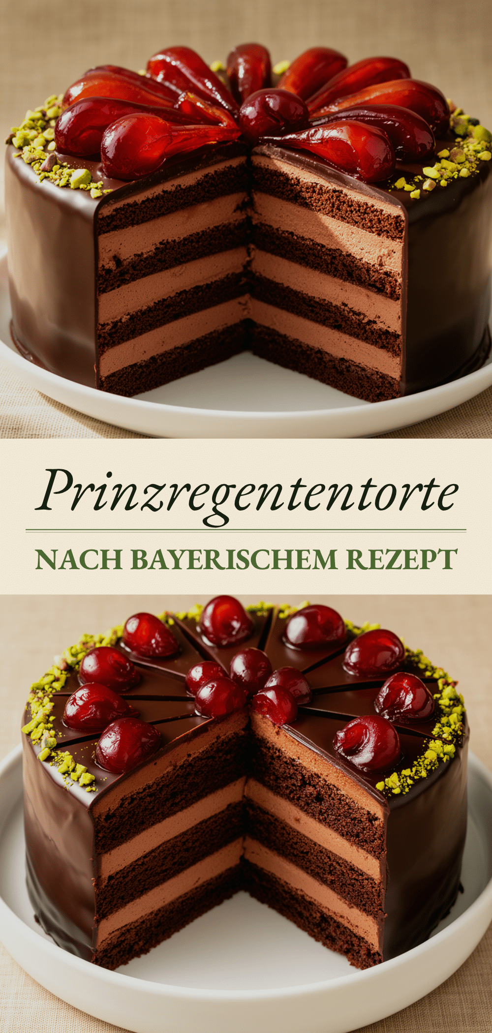 Prinzregententorte: Die beste bayerische Schokoladen-Torte 5 Prinzregententorte Rezept recipe
