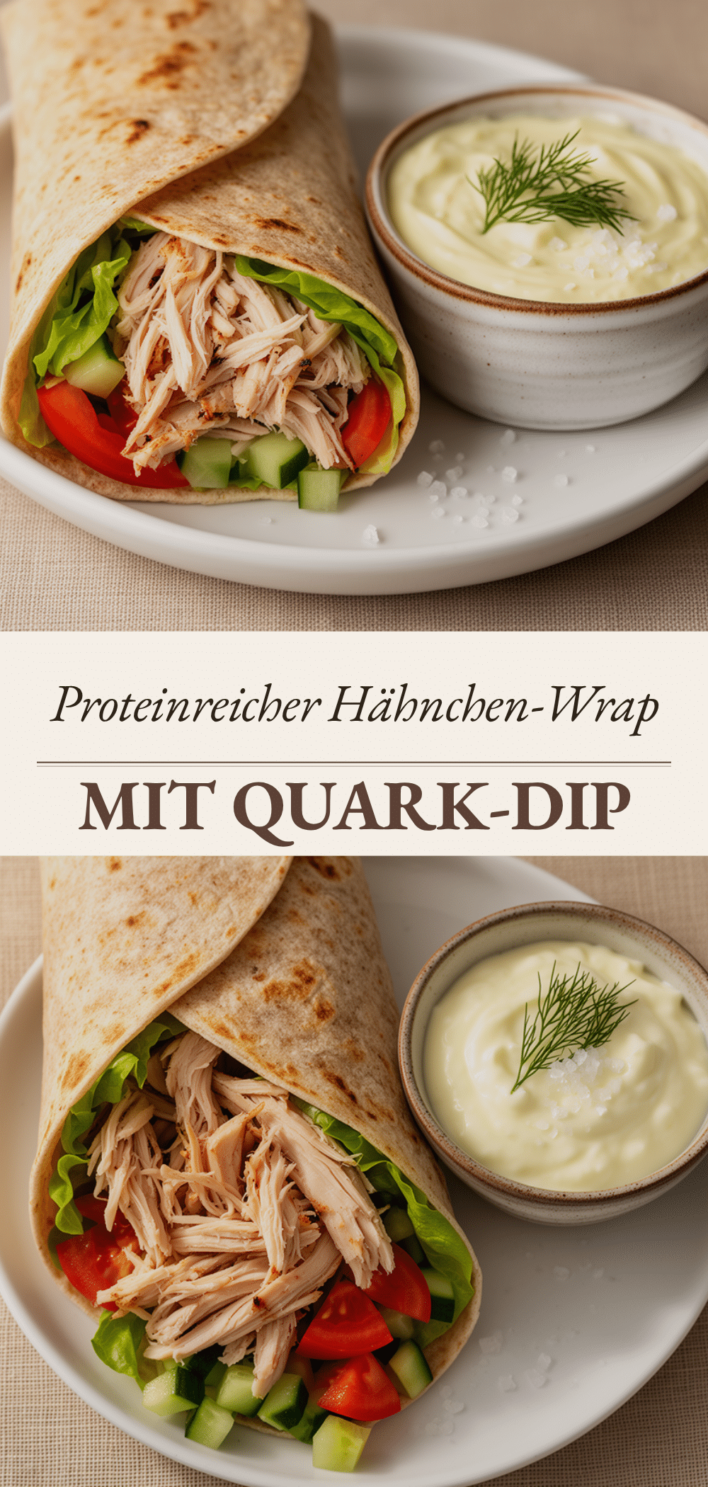 15 Min Proteinreicher Hähnchen-Wrap: Perfekt für Low Carb 5 Proteinreicher Hähnchen-Wrap recipe
