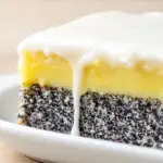 saftige Zitronen Mohn Torte - featured image