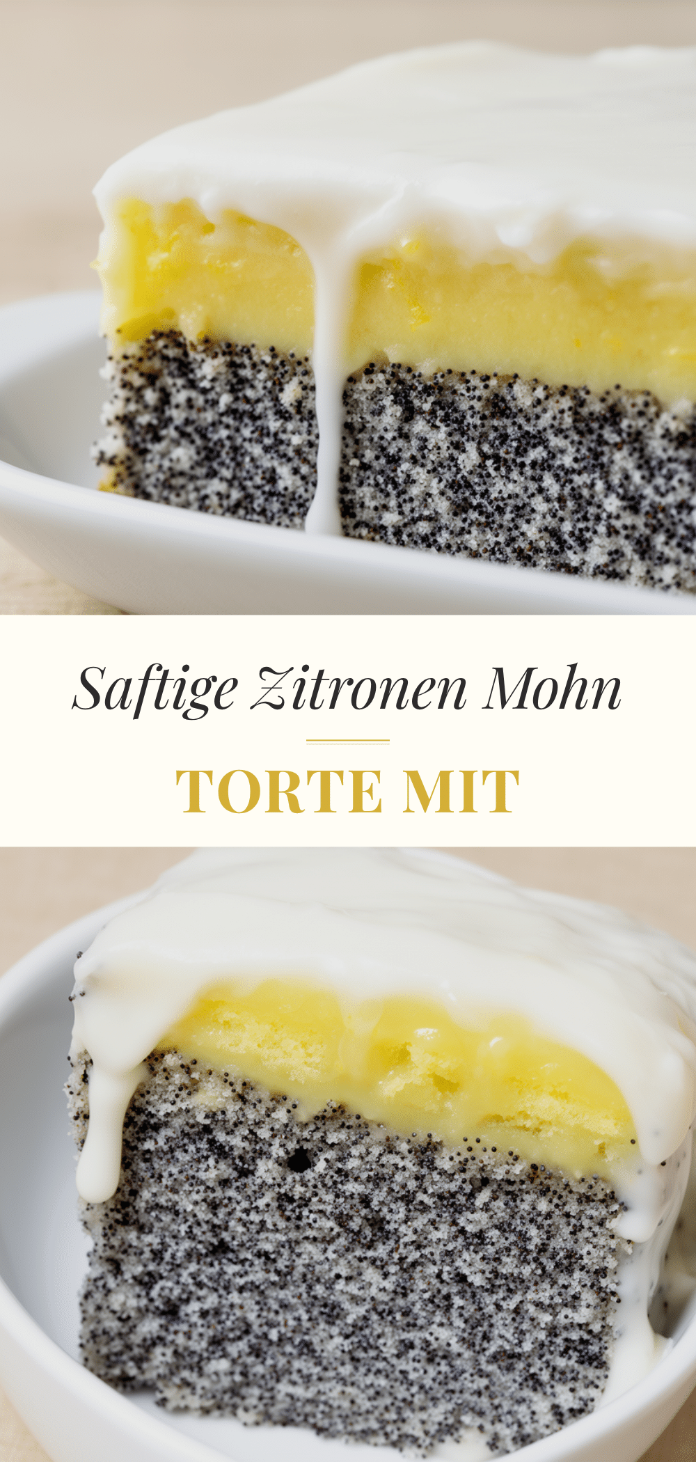 Saftige Zitronen Mohn Torte: Der beste Rezept mit Zuckerguss 5 saftige Zitronen Mohn Torte recipe