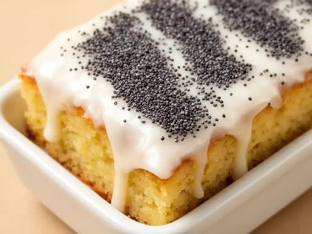 Saftiger Mohn-Zitronen Blechkuchen mit Guss: Der beste Kuchen 4 Saftiger Mohn-Zitronen Blechkuchen mit Guss preparation steps