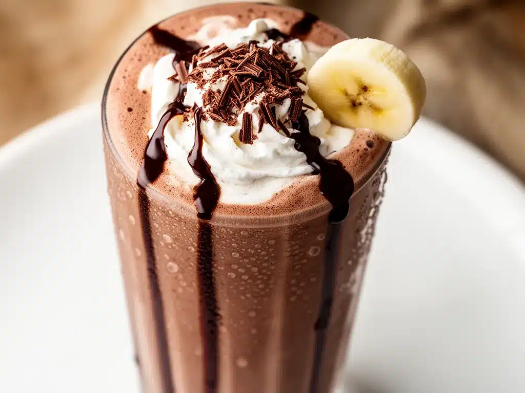 Cremiger Schoko-Bananen Milchshake: Das perfekte Rezept in 5 Min 4 Schoko-Bananen Milchshake preparation steps