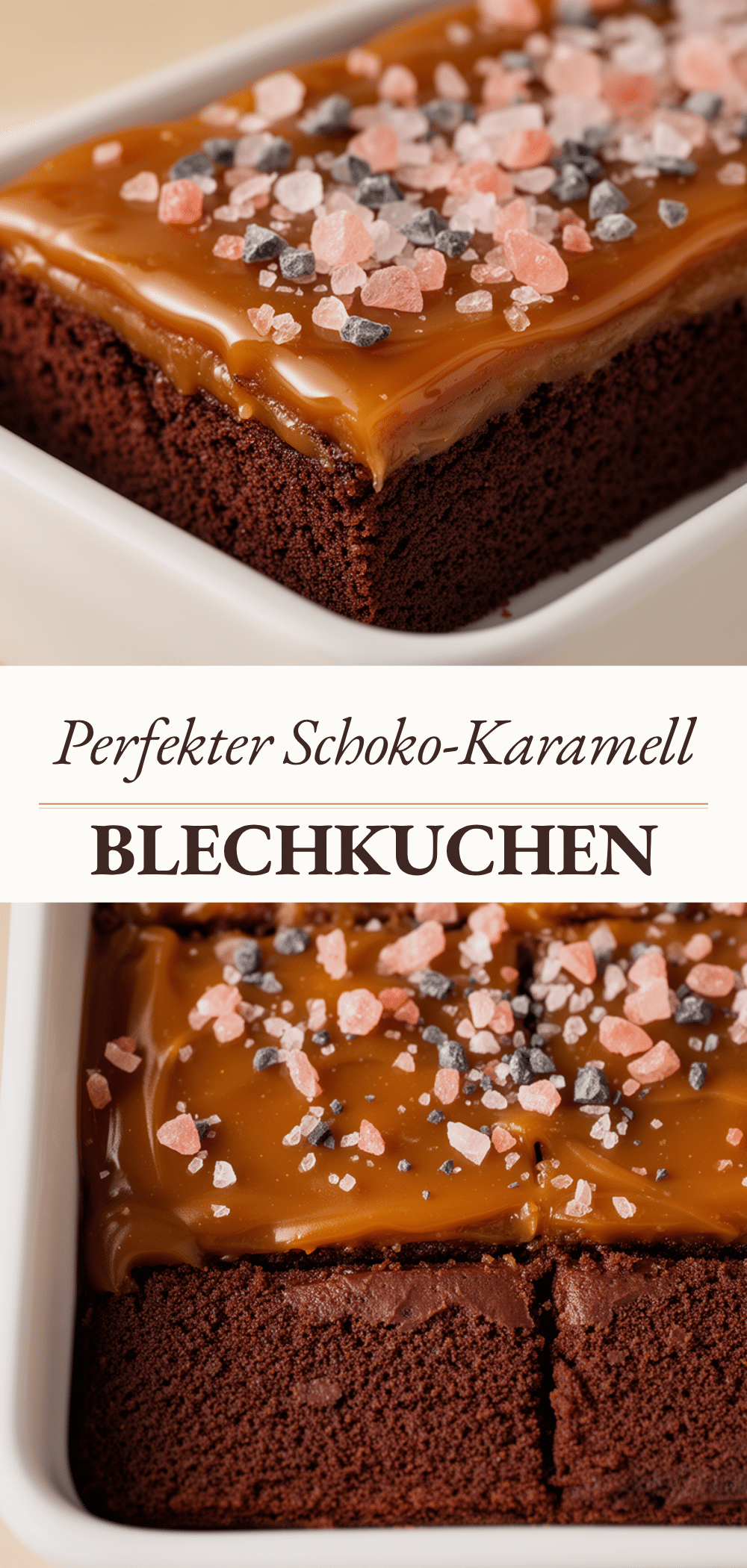 Schoko-Karamell Blechkuchen: Der perfekte easy Snack 5 Schoko-Karamell Blechkuchen recipe