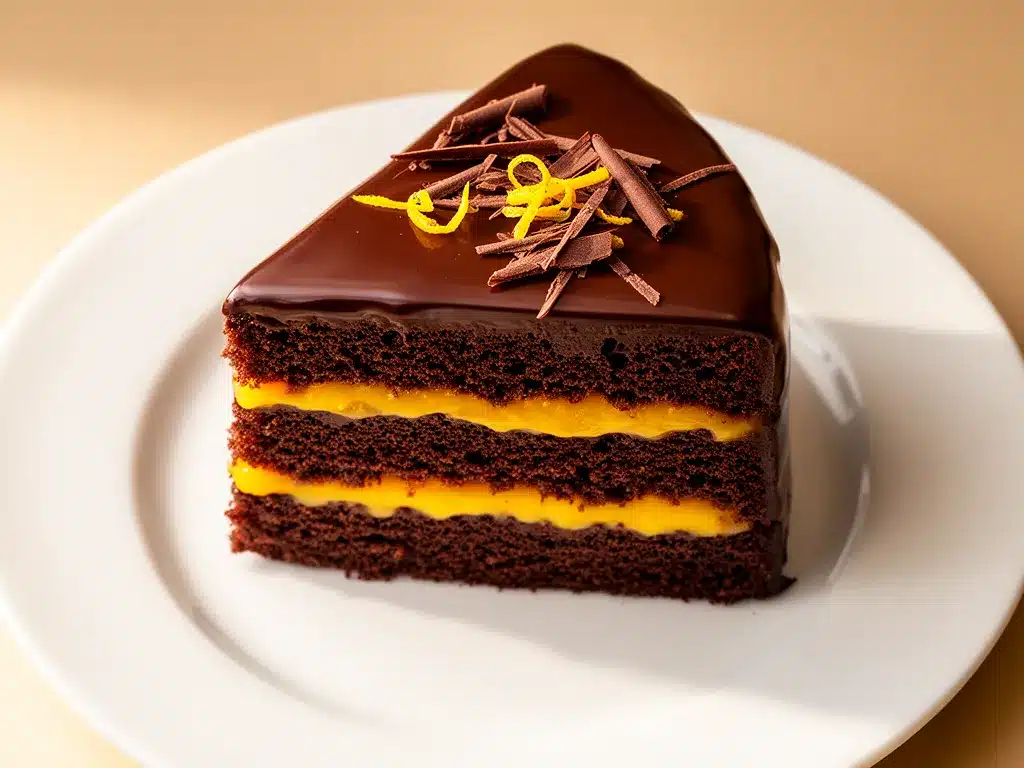 Schoko-Orangen Torte mit Ganache: Der perfekte saftige Kuchen 4 Schoko-Orangen Torte mit Ganache preparation steps