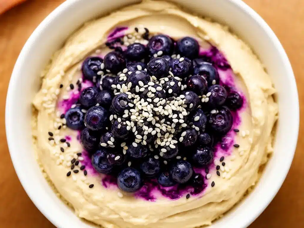 Cremiger Veganer Blaubeer-Käsekuchen ohne Backen: 15 Min 4 veganer Blaubeer-Käsekuchen ohne Backen preparation steps