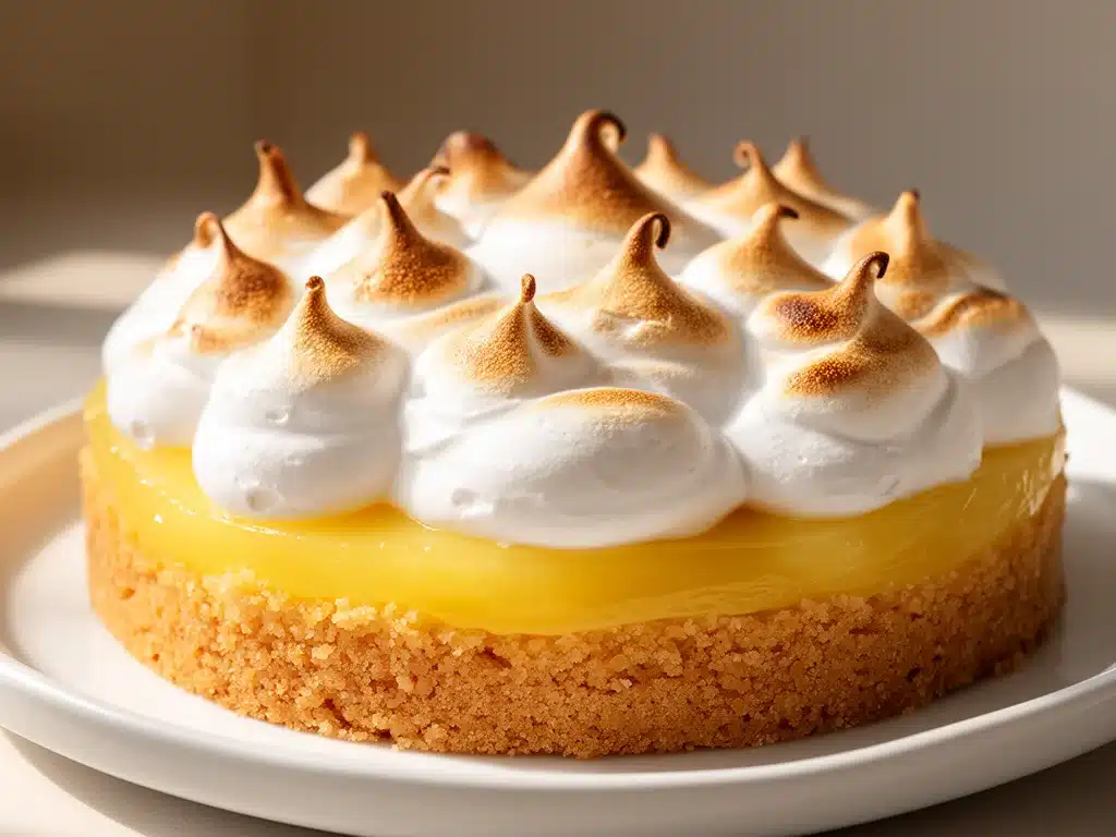 Zitronen-Baiser Torte - featured image