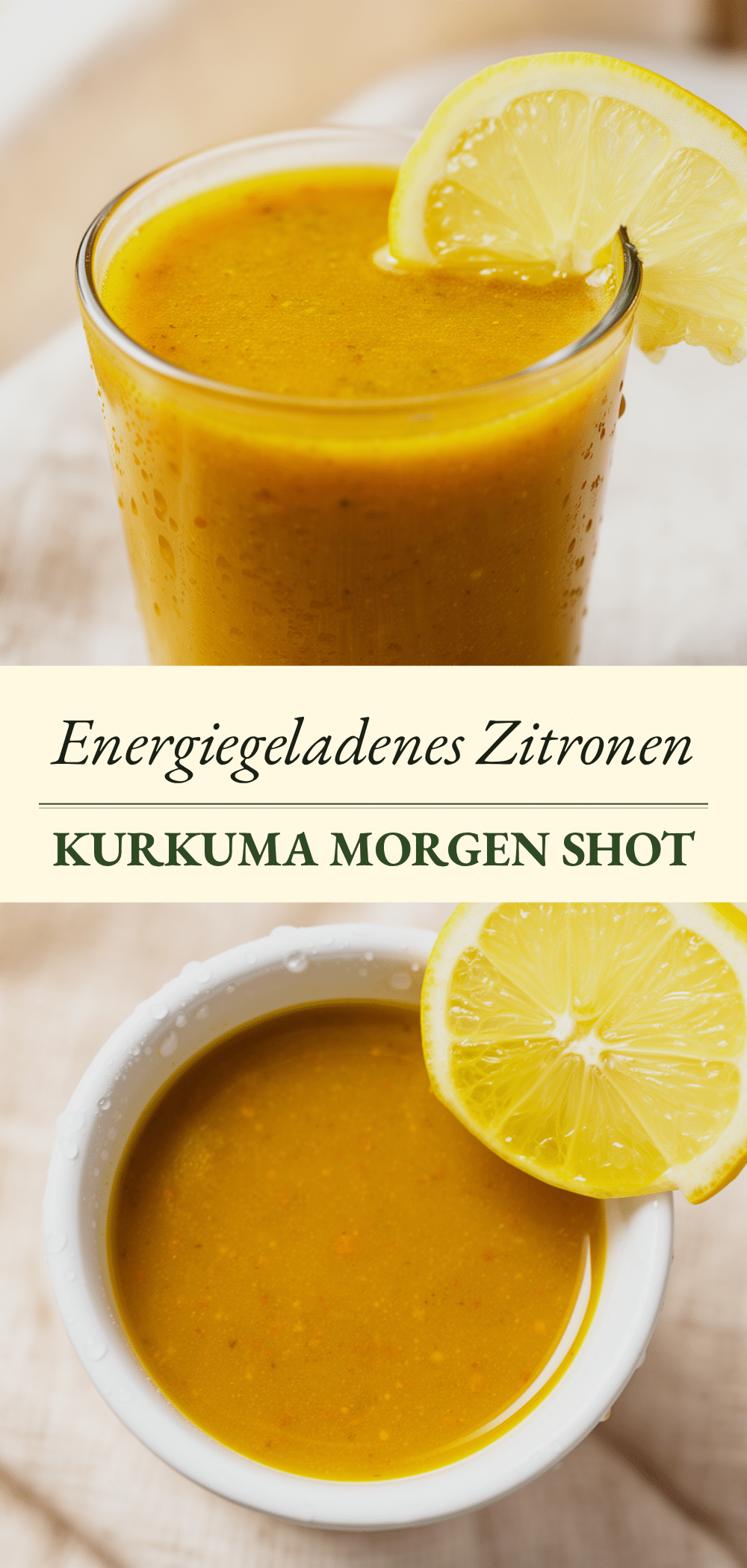 Zitronen-Kurkuma Shot: 5 Min. Energiemusik für den Morgen 5 Zitronen-Kurkuma Shot recipe