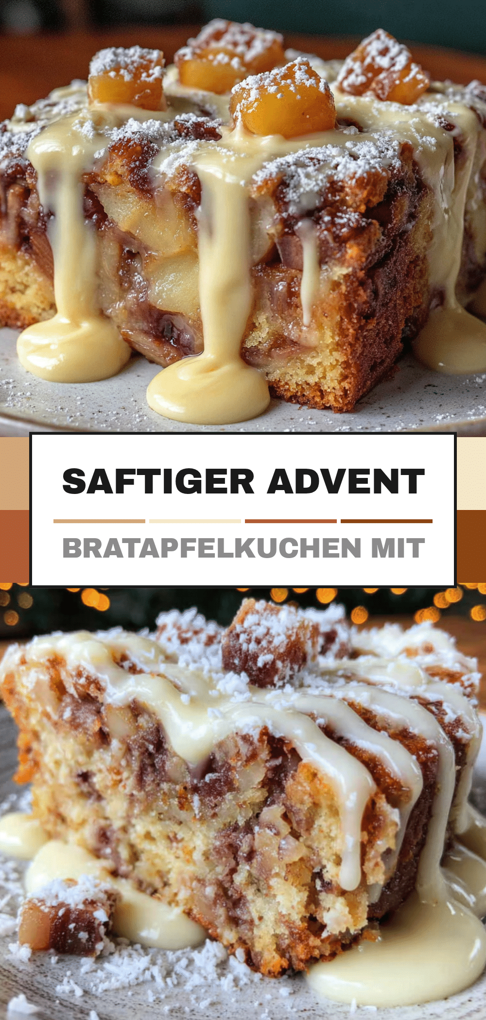 Advent Bratapfelkuchen: Der一起-Kuchen mit Vanille 5 Advent Bratapfelkuchen recipe