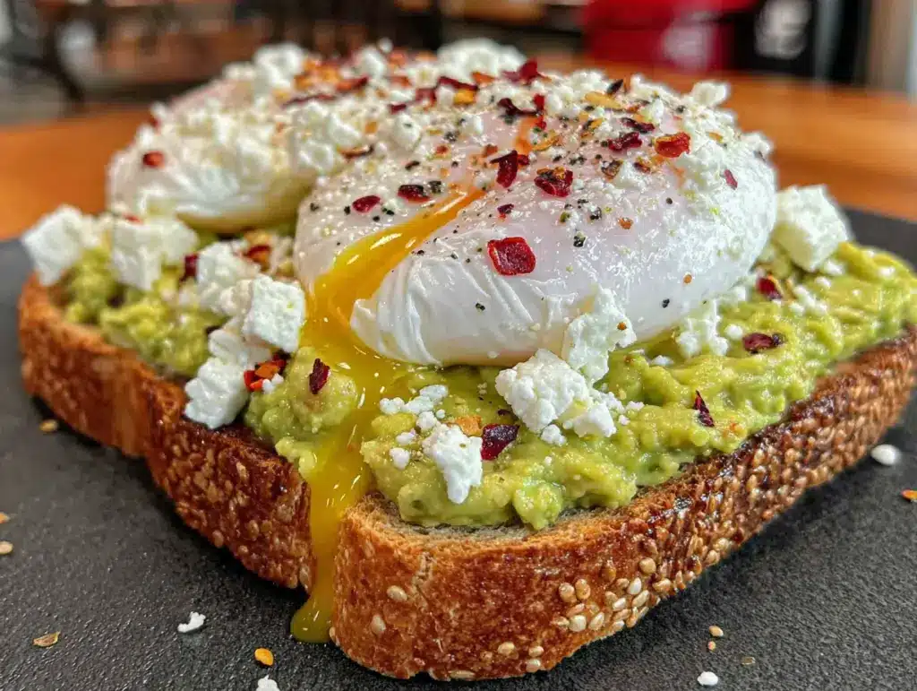 Avocado-Toast mit pochiertem Ei - featured image