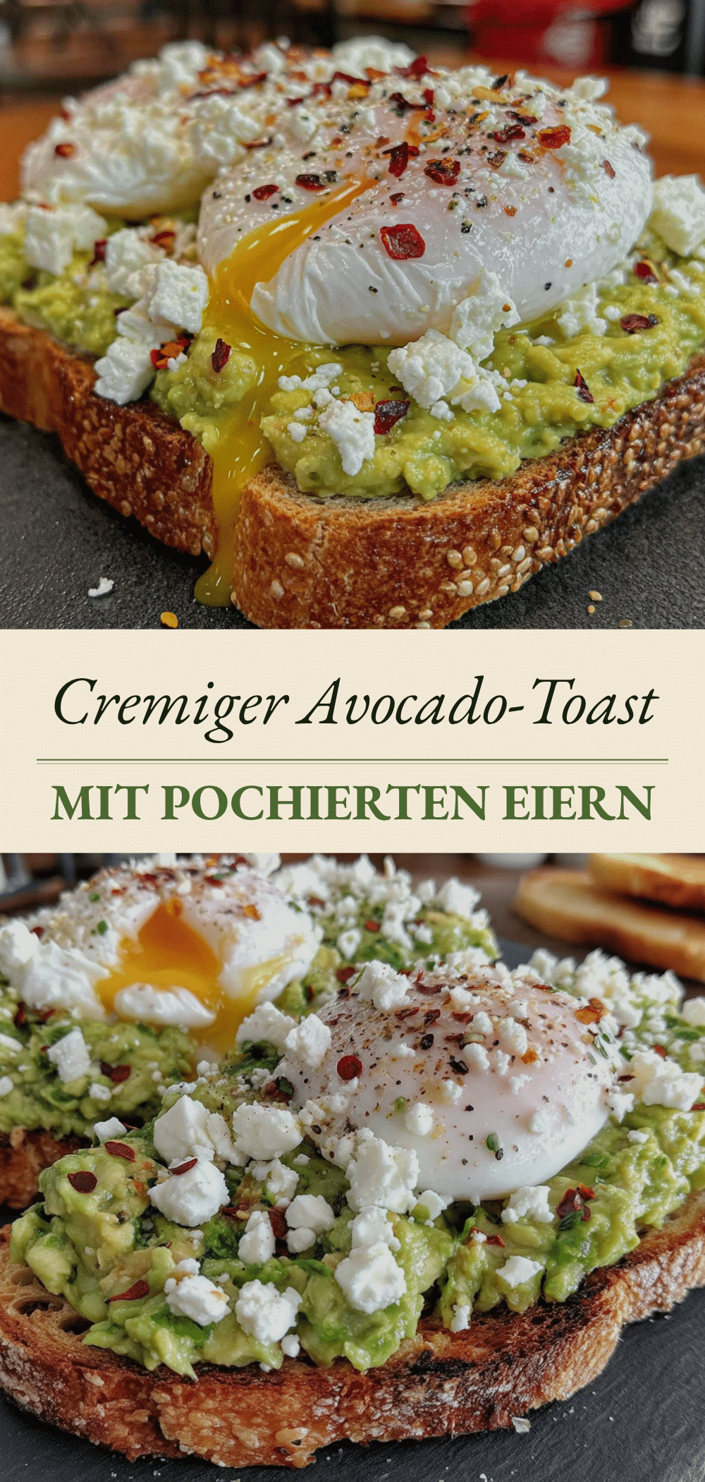 Cremiger Avocado-Toast mit pochiertem Ei: Der 1-Trick 5 Avocado-Toast mit pochiertem Ei recipe