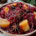 einfaches Weihnachts-Rotkohl mit Apfel - featured image