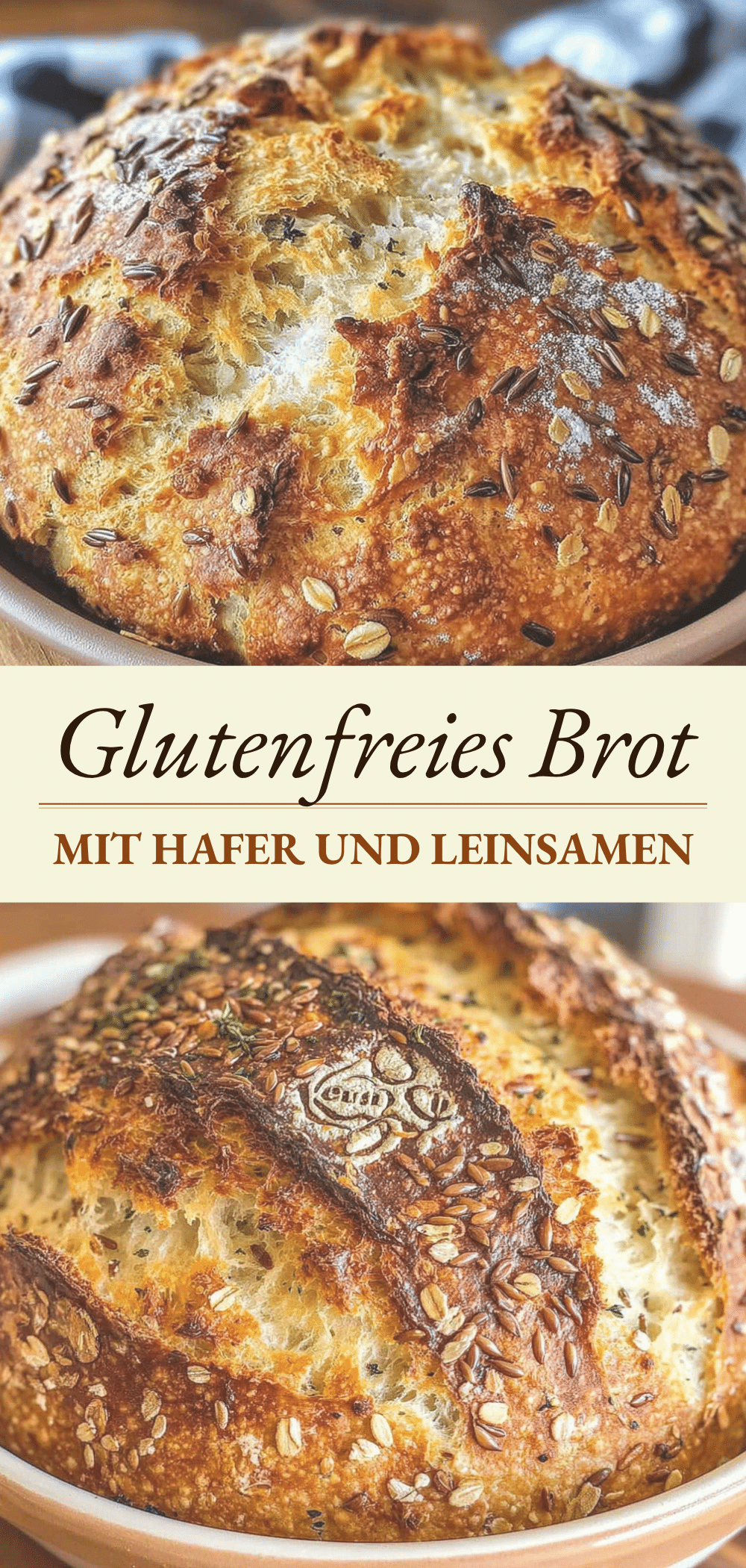 Glutenfreies Hafer-Leinsamen Brot: 4x einfrieren 5 glutenfreies Hafer-Leinsamen Brot recipe