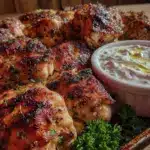Hähnchen-Gyros mit Tzatziki - featured image