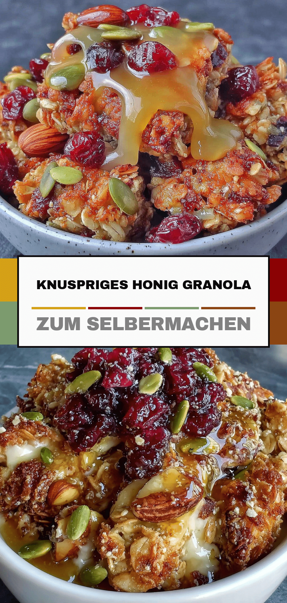 Hausgemachtes Knuspriges Granola mit Honig: Kinder lieben es 5 Hausgemachtes Knuspriges Granola mit Honig recipe