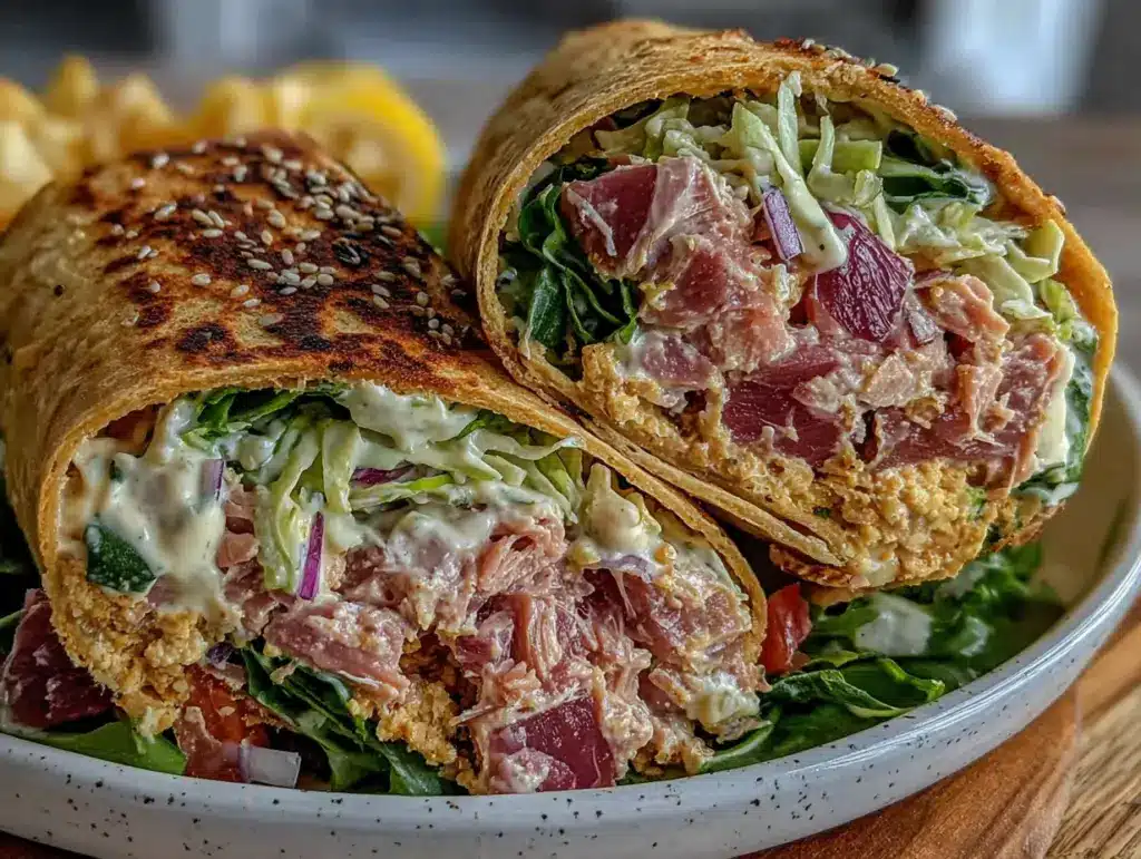 High-Protein Thunfisch-Wrap - featured image
