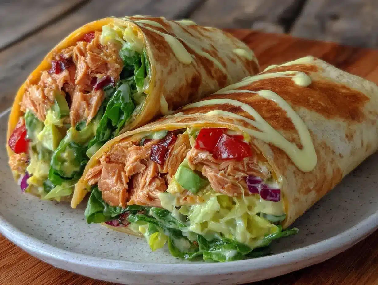 High-Protein Thunfisch-Wraps: 15 Min. Easy & Schnell 4 High-Protein Thunfisch-Wrap preparation steps