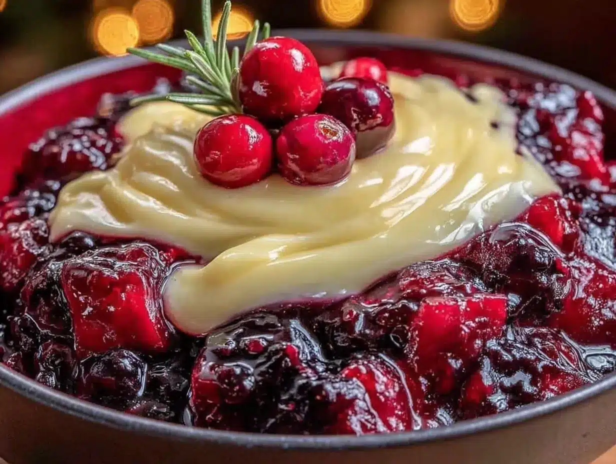 Klassische Rote Grütze: Perfekt, wenn Beeren auf dem Markt sind 4 Klassische Rote Grütze preparation steps