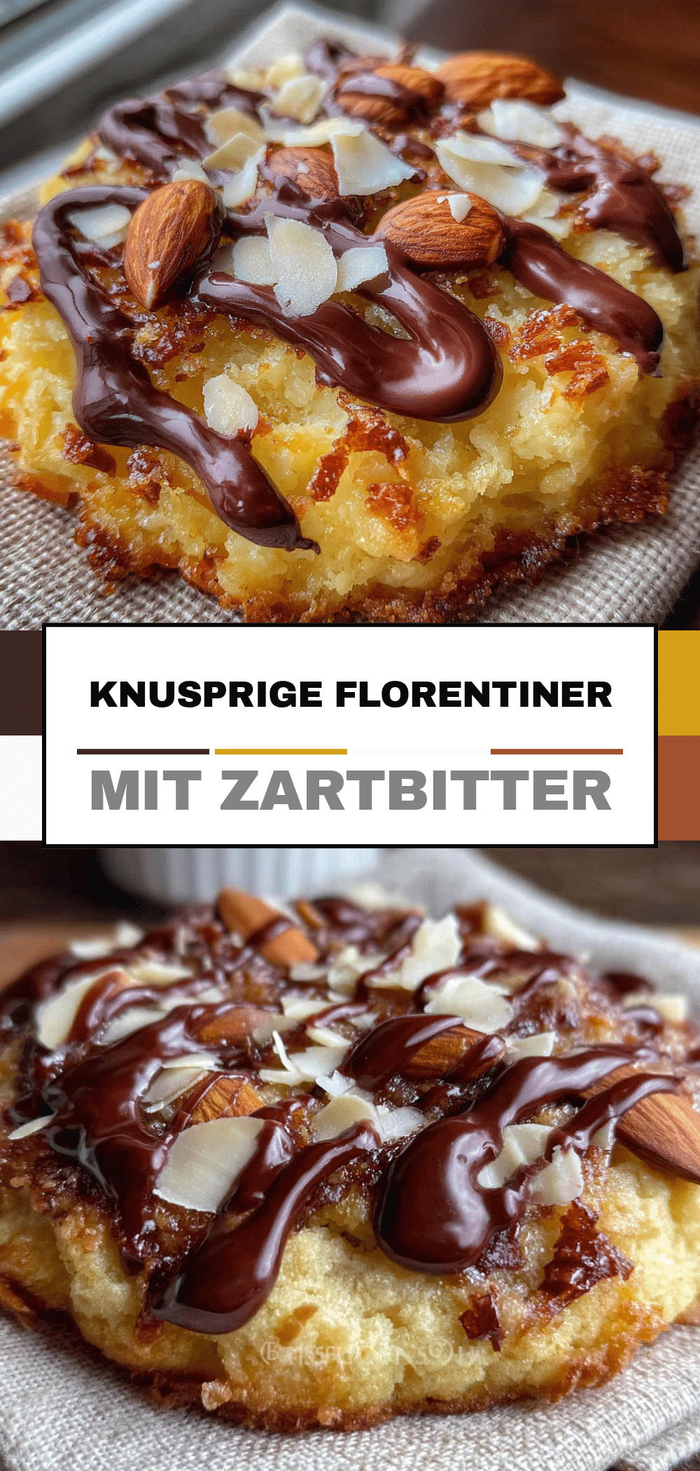 Knusprige Florentiner: 1 Portion, kein teurer Einkauf 5 Knusprige Florentiner recipe