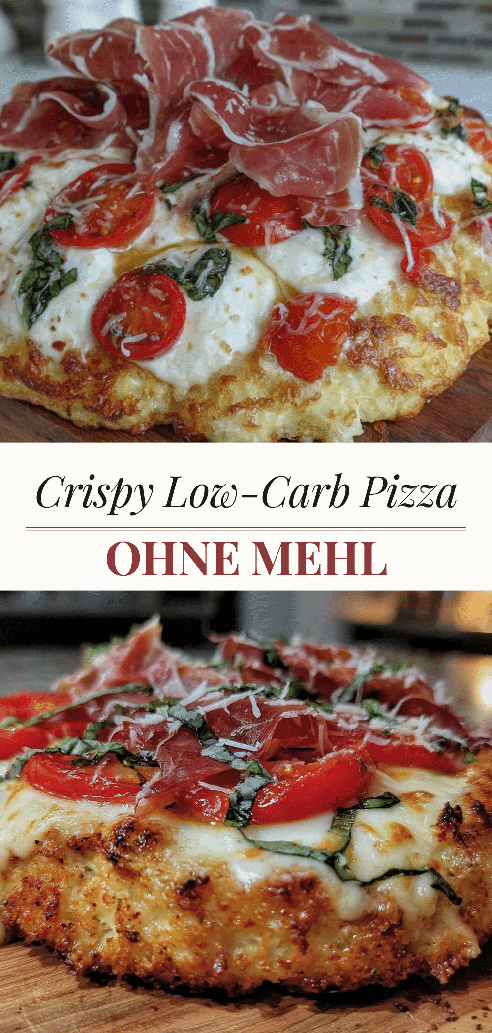 Low-Carb Pizza: 3 Zutaten für die ganze Familie 5 Low-Carb Pizza recipe